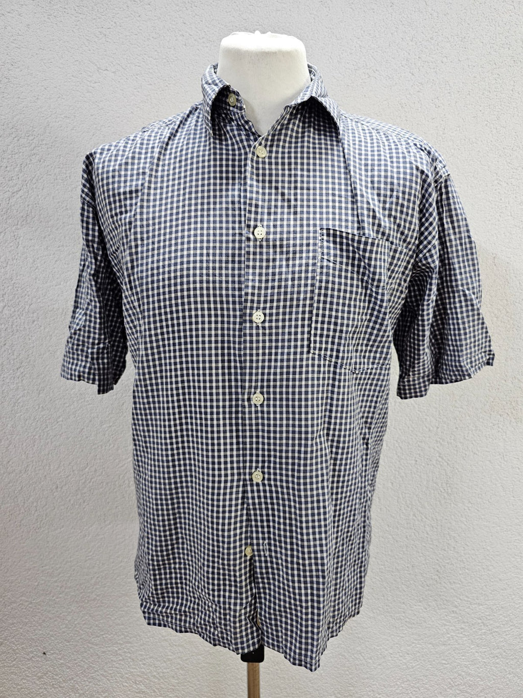 EK5794 Herren Hemd von Big Star, blau/grau kariert, gr. L0