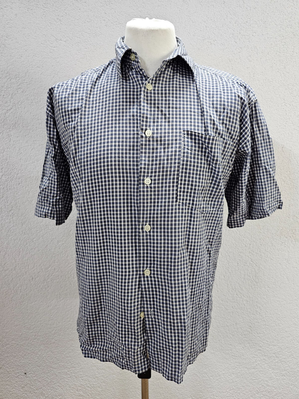 EK5794 Herren Hemd von Big Star, blau/grau kariert, gr. L0