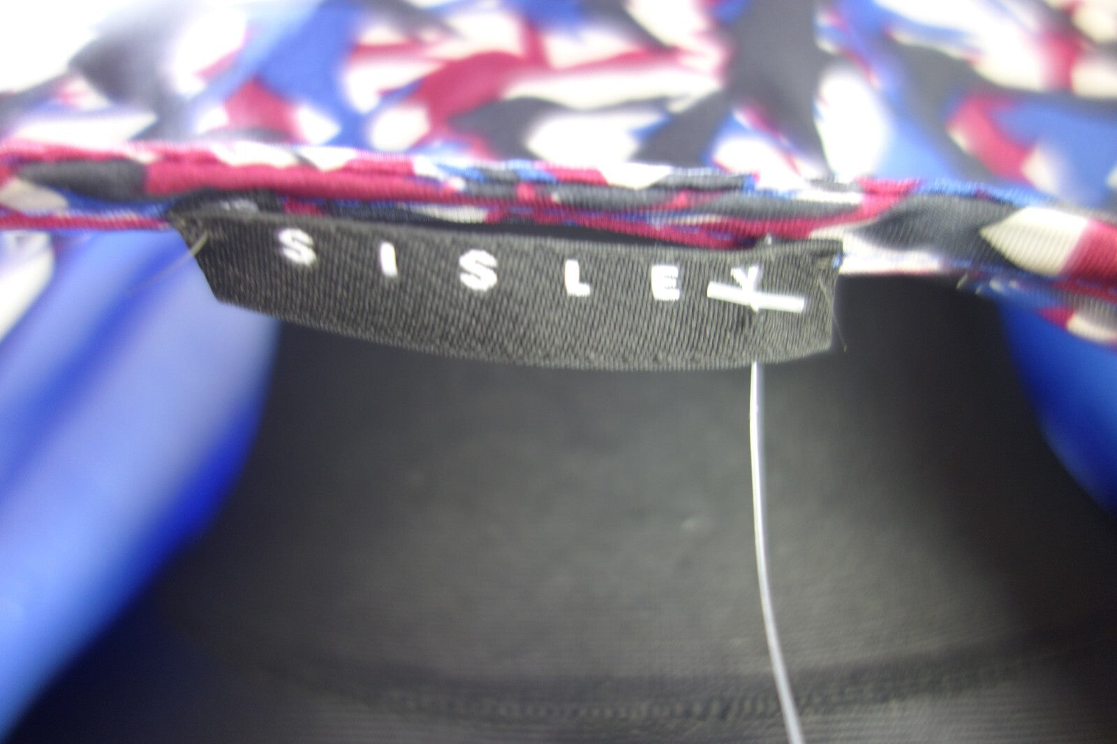 EK3905 Damen Bluse von Sisley, blau/weiß/rot, Gr. L4