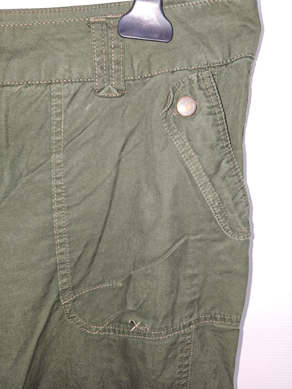 EK9724 Damen Cargo Jeans von C&A, Grün, Gr. 442