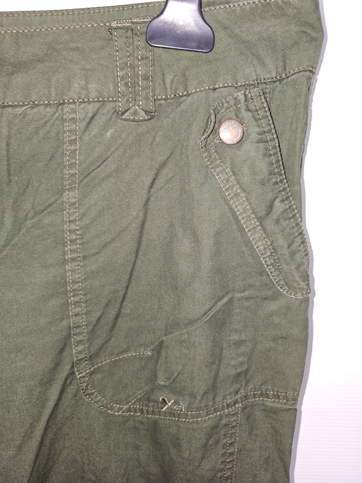 EK9724 Damen Cargo Jeans von C&A, Grün, Gr. 442
