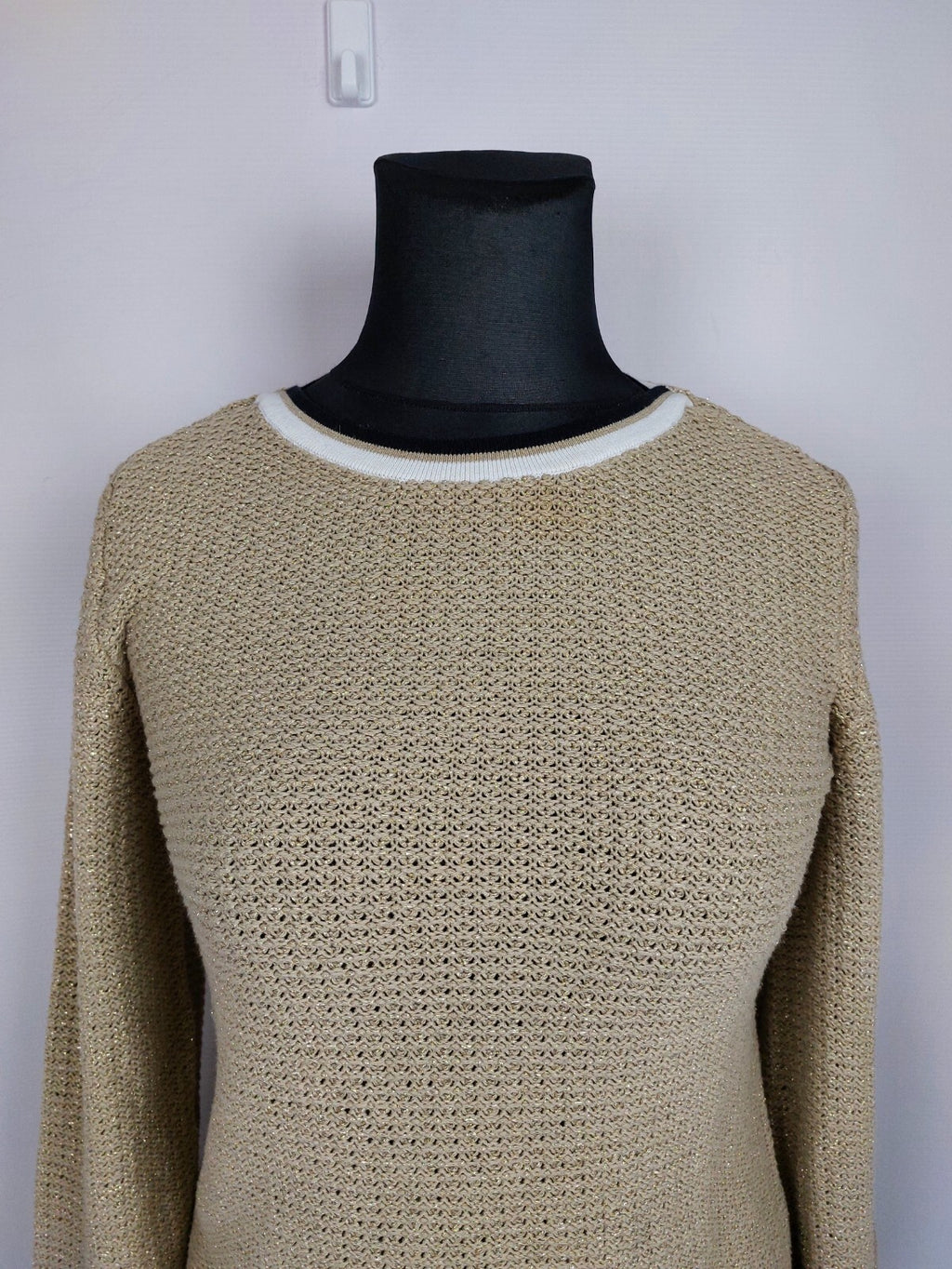 EK3706 Damen Pullover von nala, flachsfarben, Gr. 401