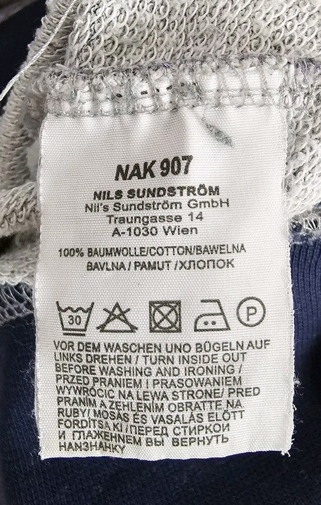 EK7287 Herren Pullover Its Yours Handle With Care Denim Goods Gr.XL Grau2
