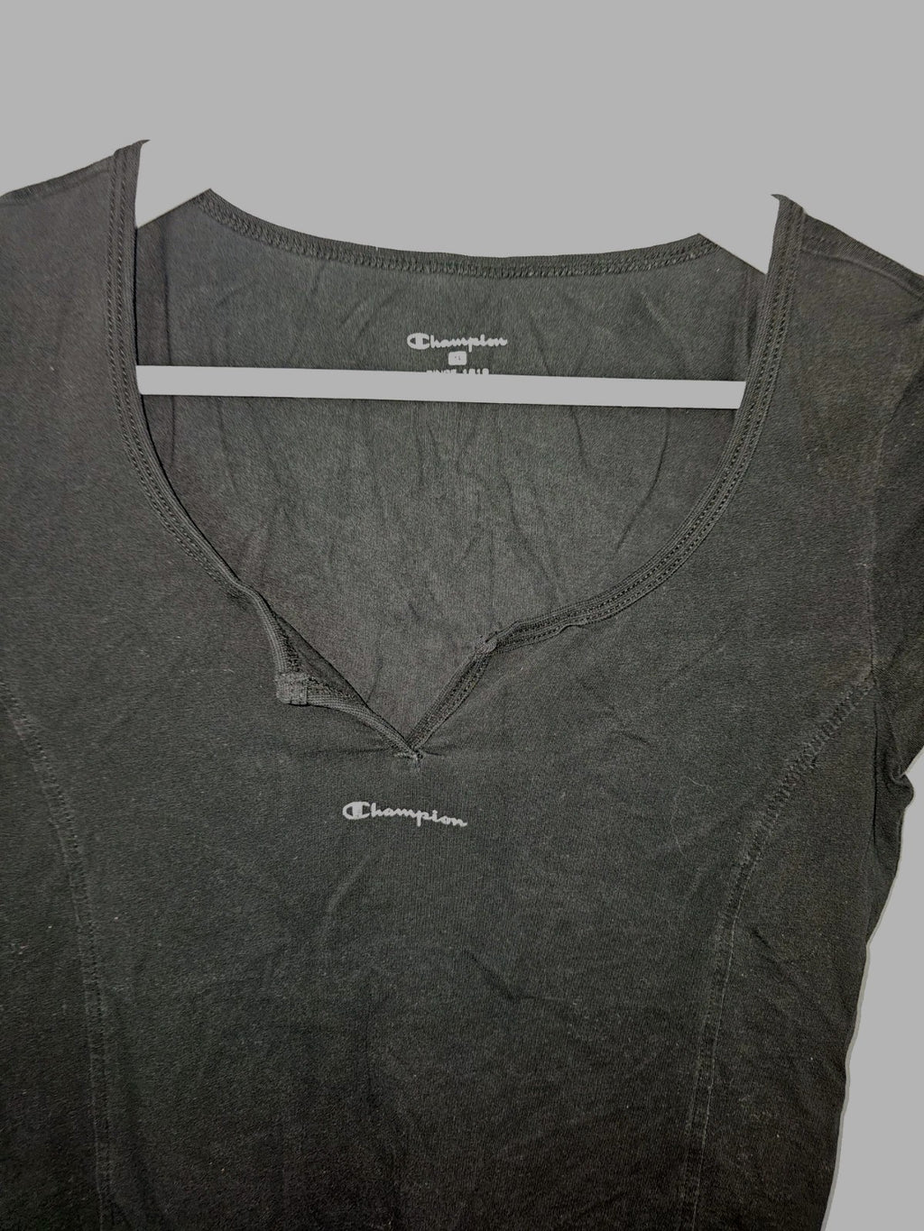 EK8857 Damen T-Shirt von Champion, Schwarz, Gr. S1
