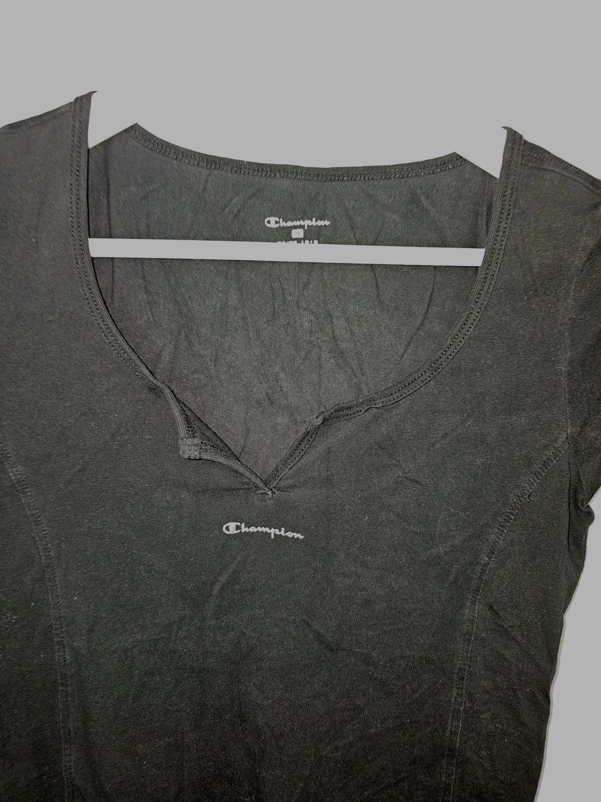 EK8857 Damen T-Shirt von Champion, Schwarz, Gr. S1
