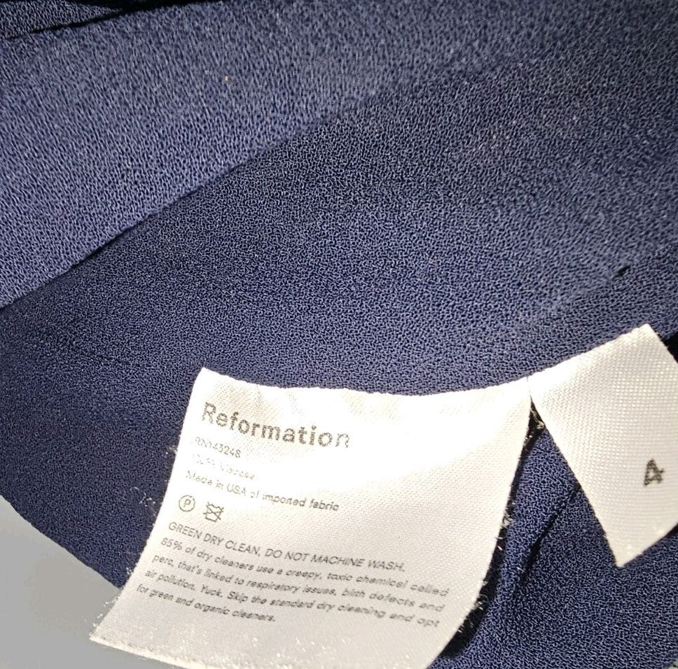 EK7991 Damen Trägershirt von Reformation, blau. Gr.L3