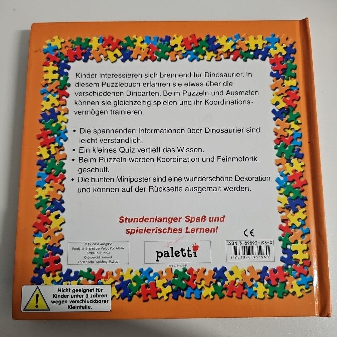EB926 Mein buntes Puzzle-Buch /  Dinosaurier 1