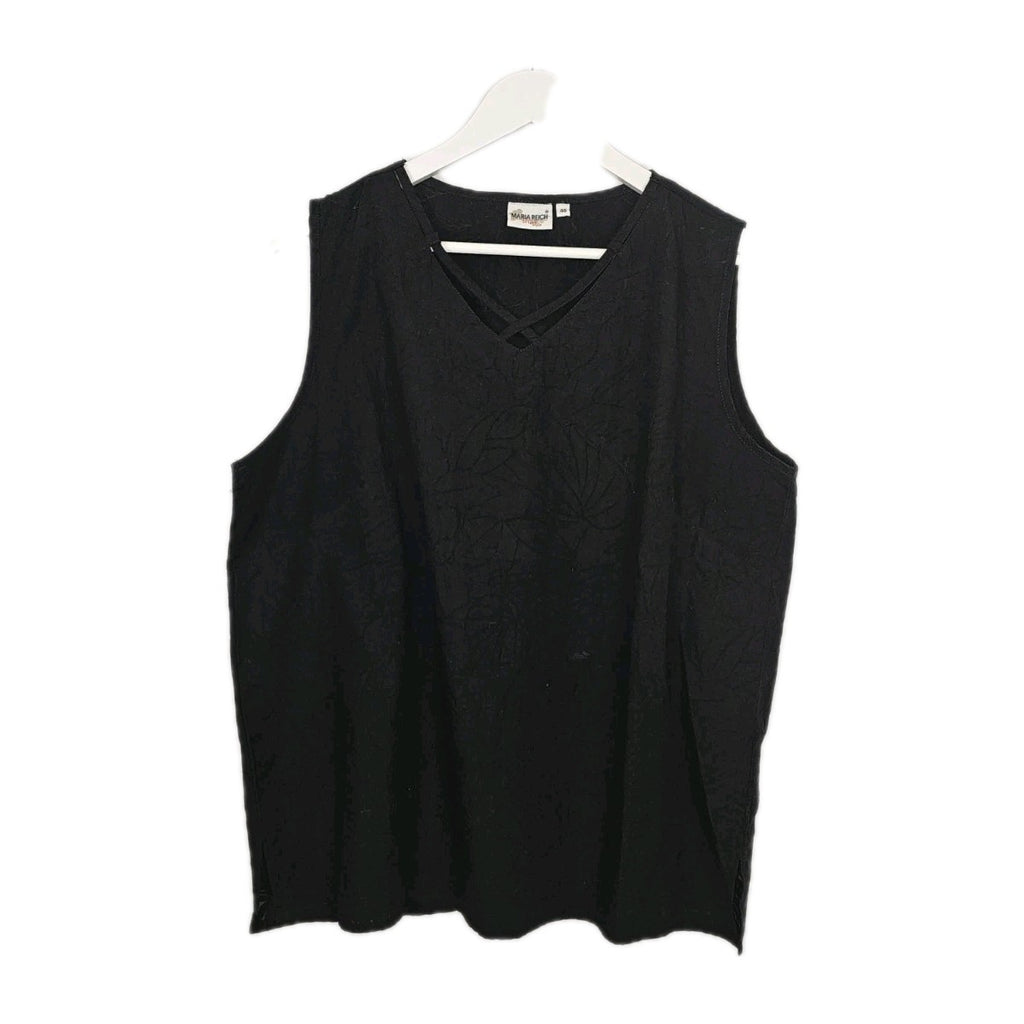 EK11102 Damen Bluse von Maria Reich, Schwarz, Gr. 460