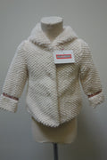 EK0532 Mädchen Jacke von Benetton, weiß, Gr. 920