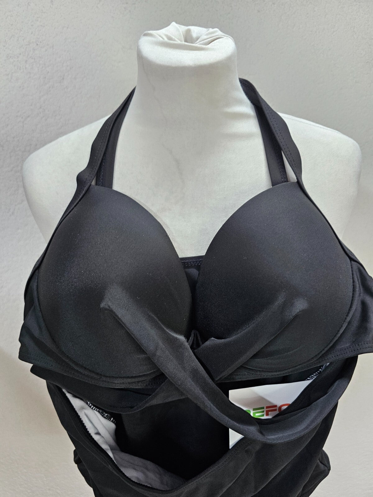EK6152 Damen Badeanzug, schwarz, Gr. 2XL1