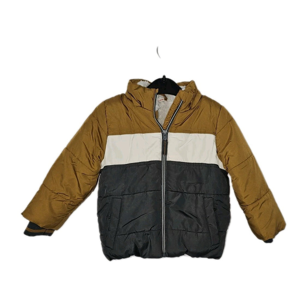EK11324 Kinder Winterjacke von Liegelind, Braun/ Grau, Gr. 860