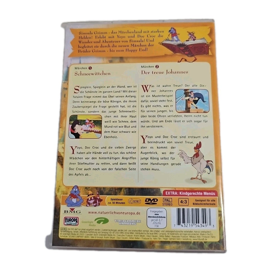 EB3227 SimsalaGrimm 10: Schneewittchen/Der treue Johannes | DVD 1