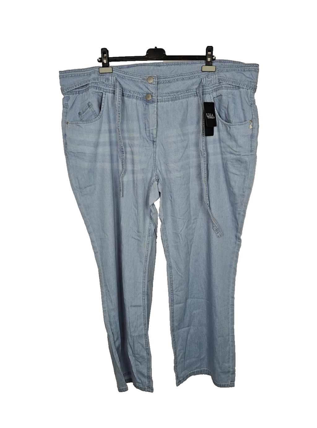 EK7107 Damen Hose von Ulla Popken, Blau, Gr.54/560