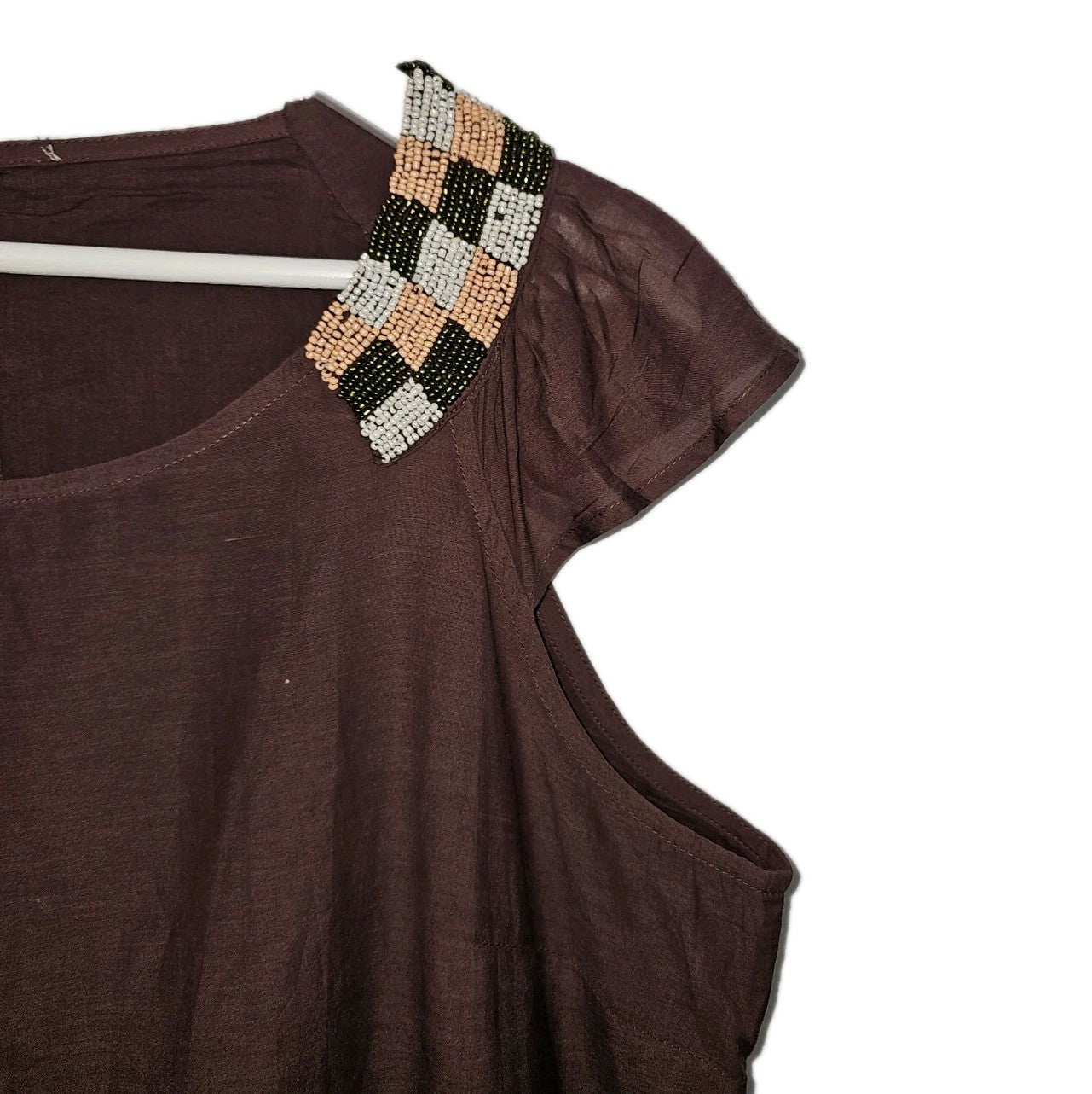 EK10121 Damen Kleid, braun, Gr.L ( Größentabelle)1
