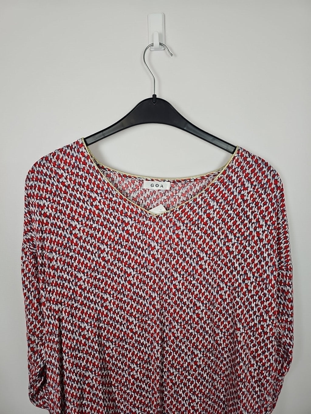 EK1002 Damen Bluse von GOA, Rot, Gr.L1