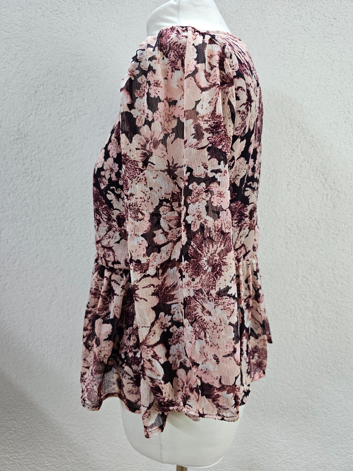EK5783 Damen Bluse von Only, rosa/bordeaux, Gr. S3