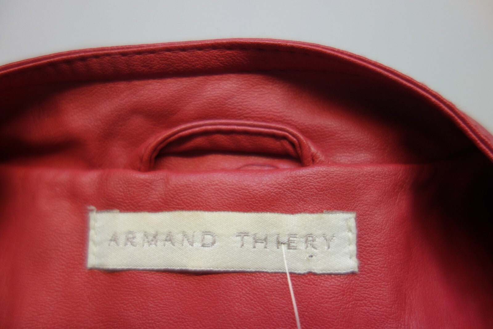 EK0686 Damen Kunstlederjacke von Armand Thiery, rot, Gr. 405