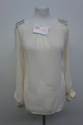 EK1553 Damen Bluse von Vero Moda, beige, durchscheinend, Gr. S0