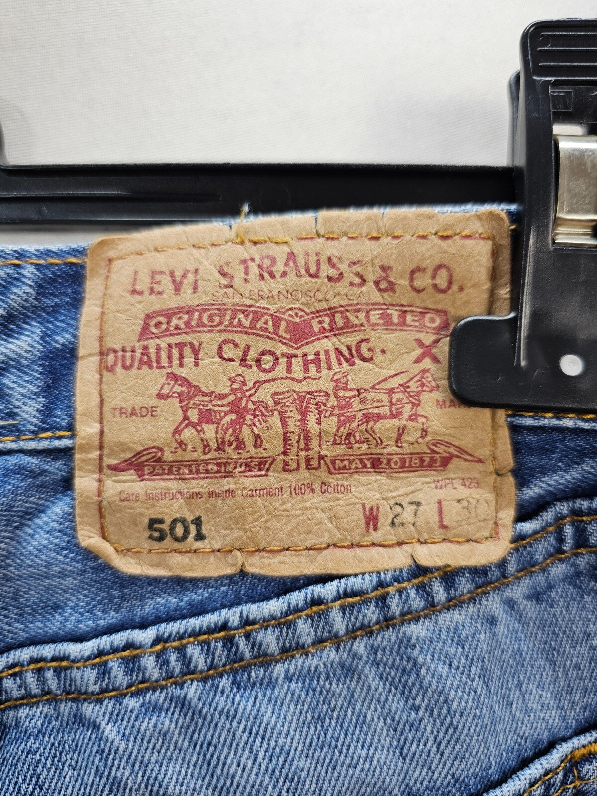 EK5910 Damen Jeans von levis, blau, Gr. W27 L309