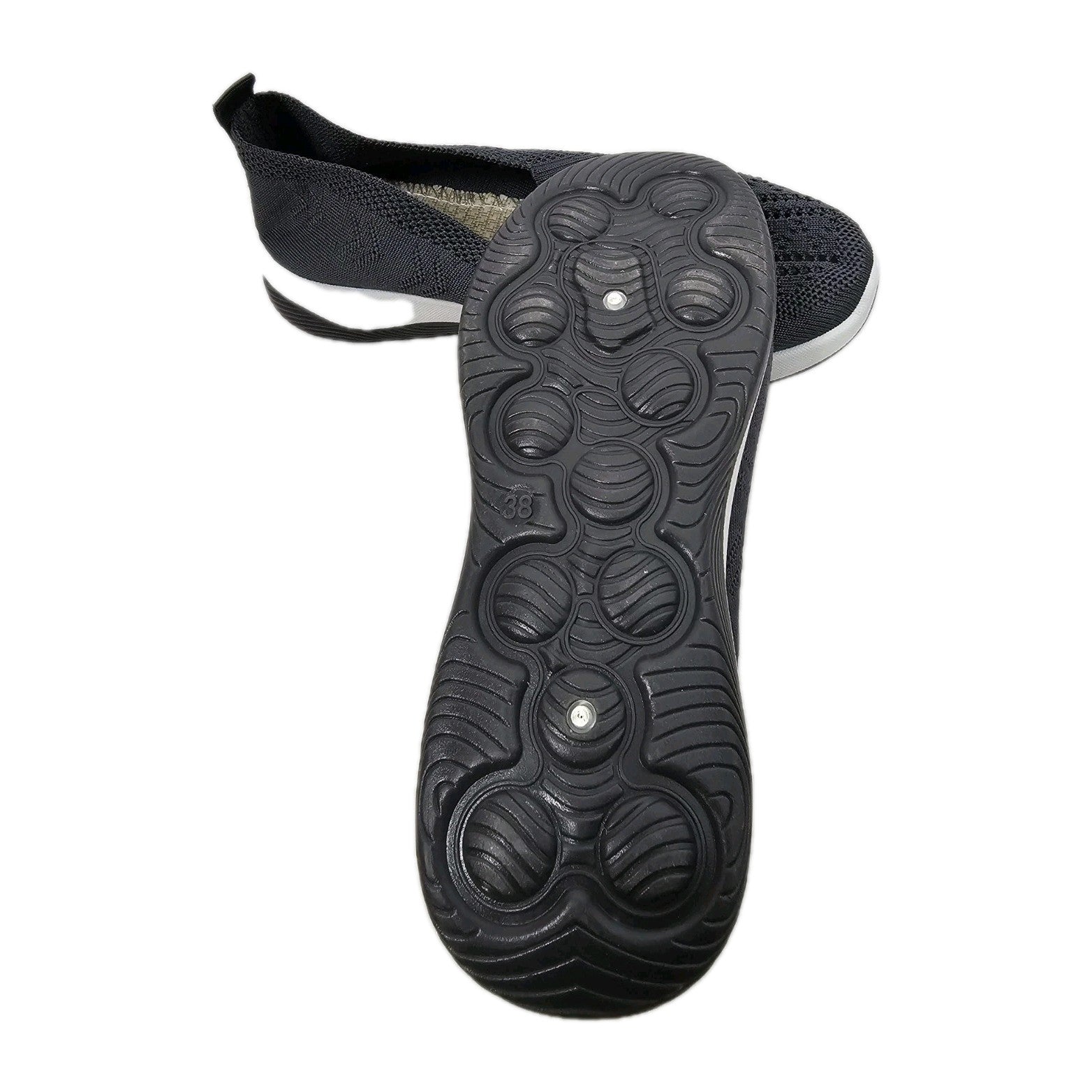 ES874 Damen Diabetiker Schuh, Blau, Gr. 385