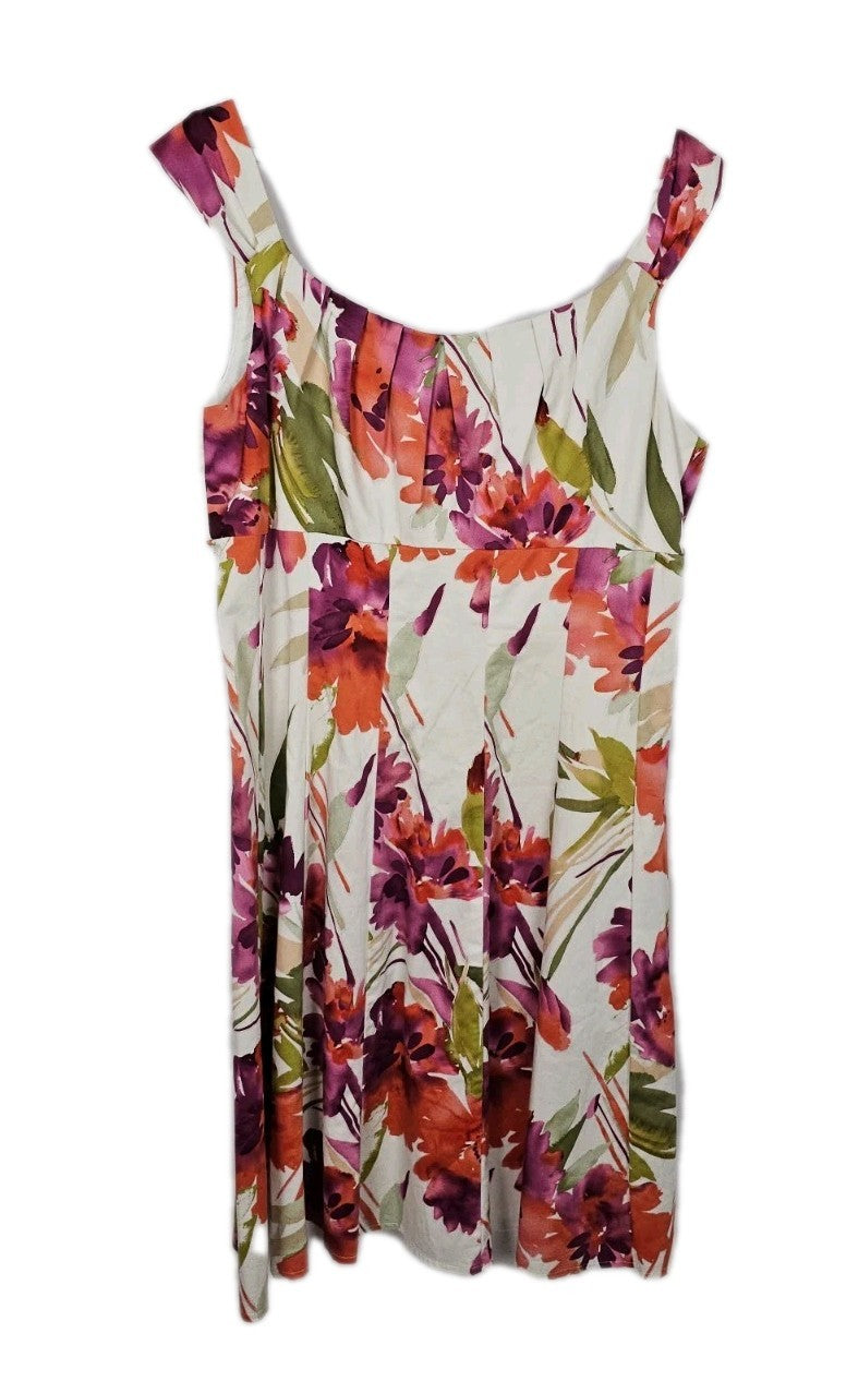 EK2555 Damen Kleid  Von Dressbarn, Mehrfarbig, Gr. 14 Ca 440