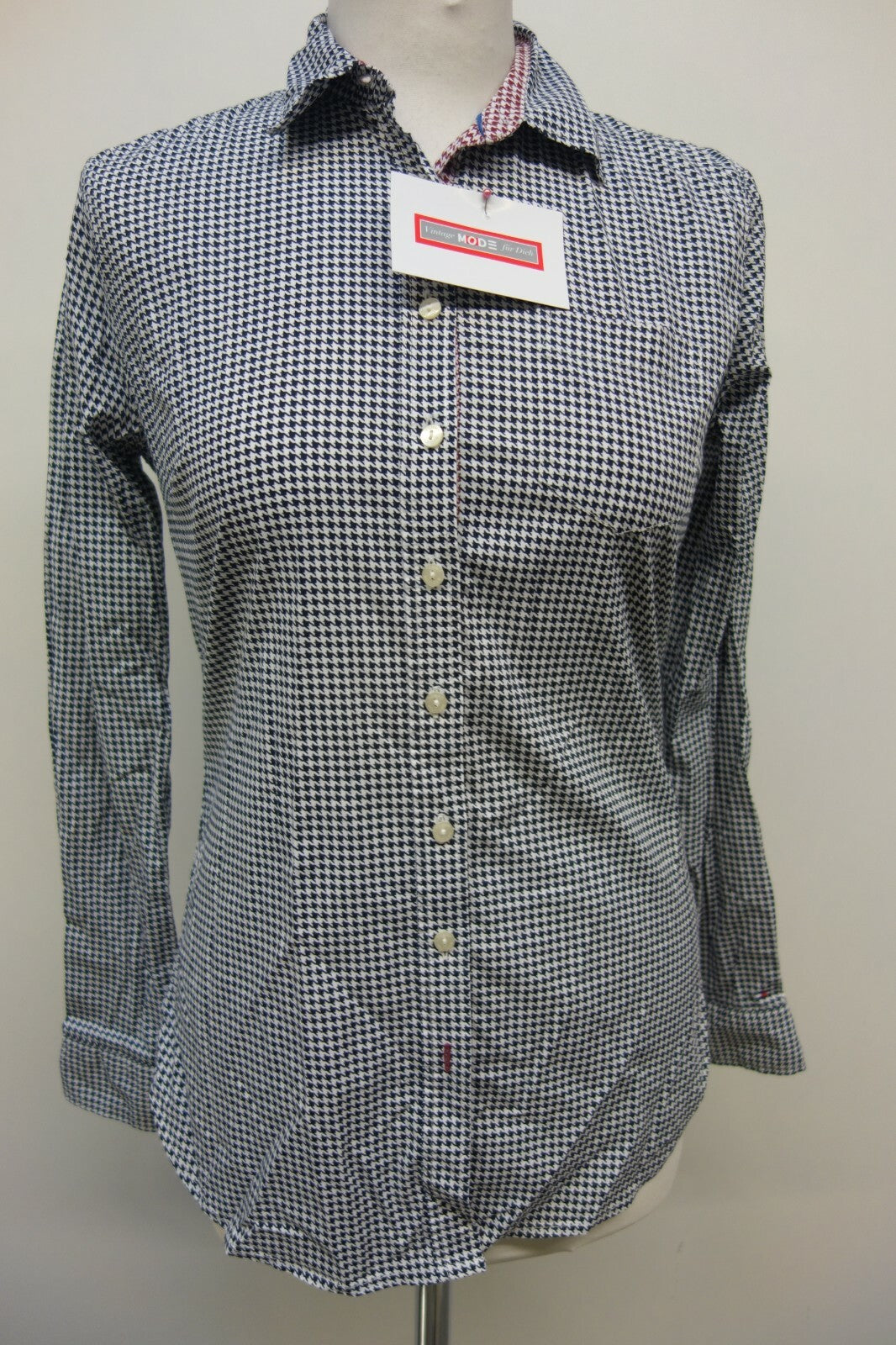 EK1402 Damen Bluse von Tommy Hilfiger, schwarz/weiß, Gr. 40