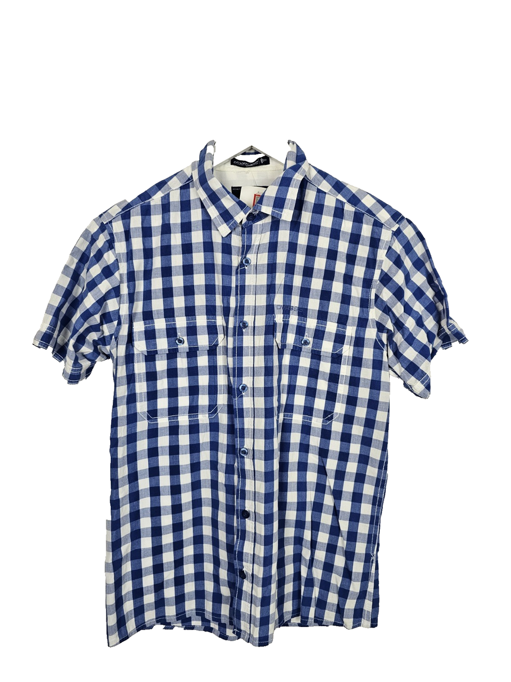 EK8223 Herren Hemd von Diverse, Blau/Weiß, Gr. M0