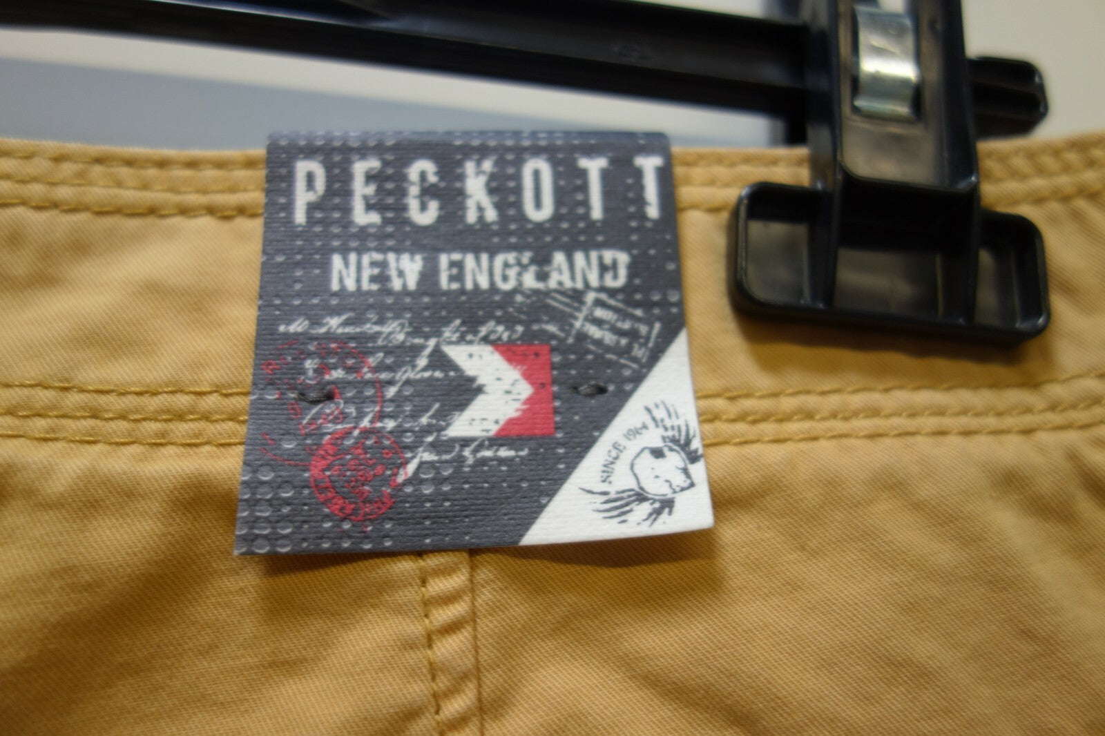 EK0951 Herren Shorts von Peckott, gelb, Gr. 424