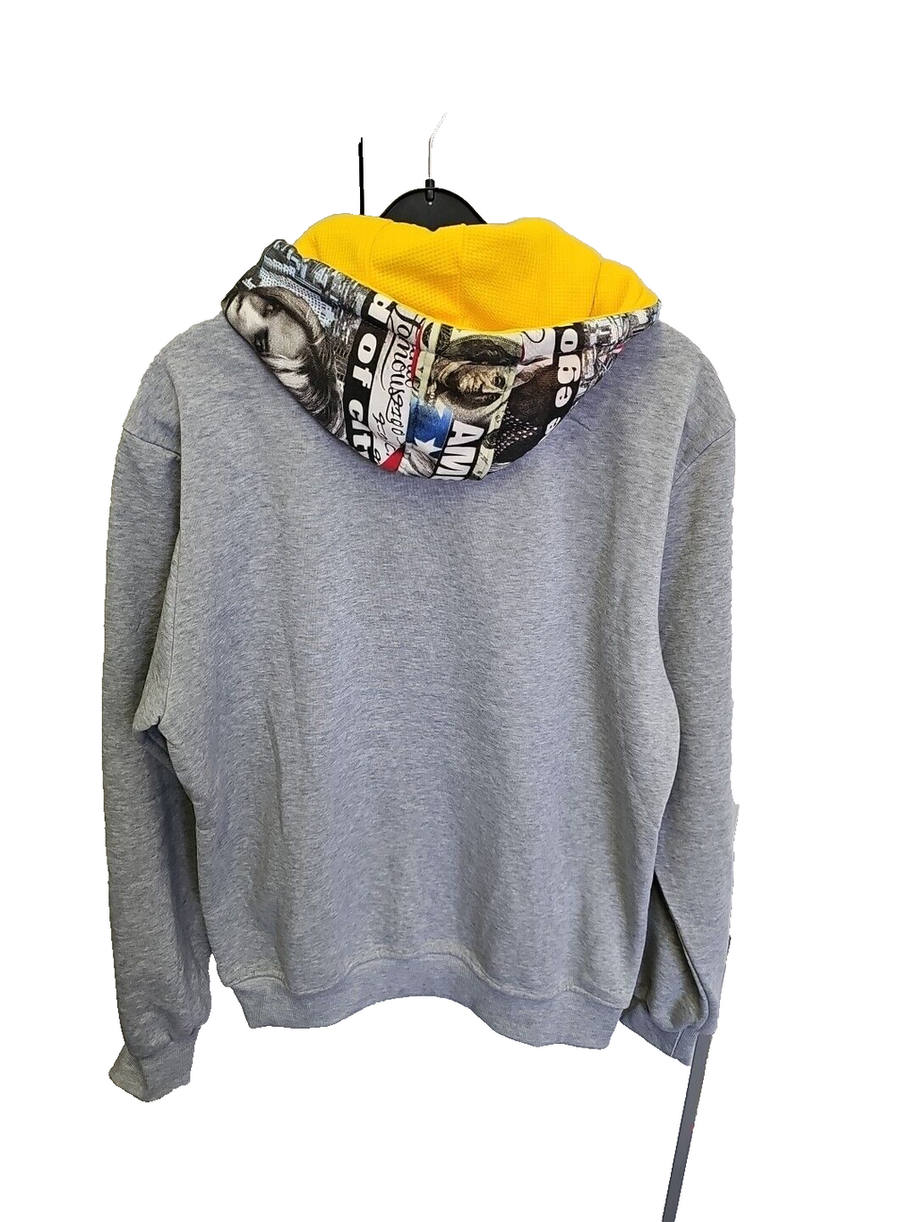 EK 1542 Ambitionfly Herren Kapuzenpullover XXL mit gelber Kapuze1
