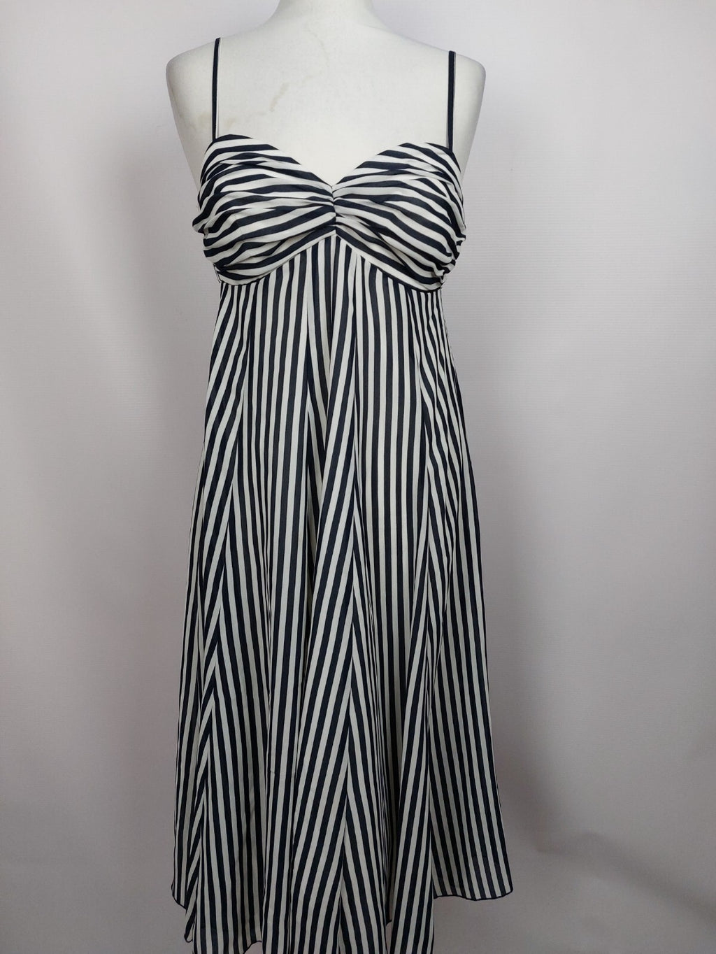 EK4487 Damen Kleid von Apart, Grau/weiß gestreift, Gr. 380