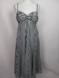 EK4487 Damen Kleid von Apart, Grau/weiß gestreift, Gr. 380