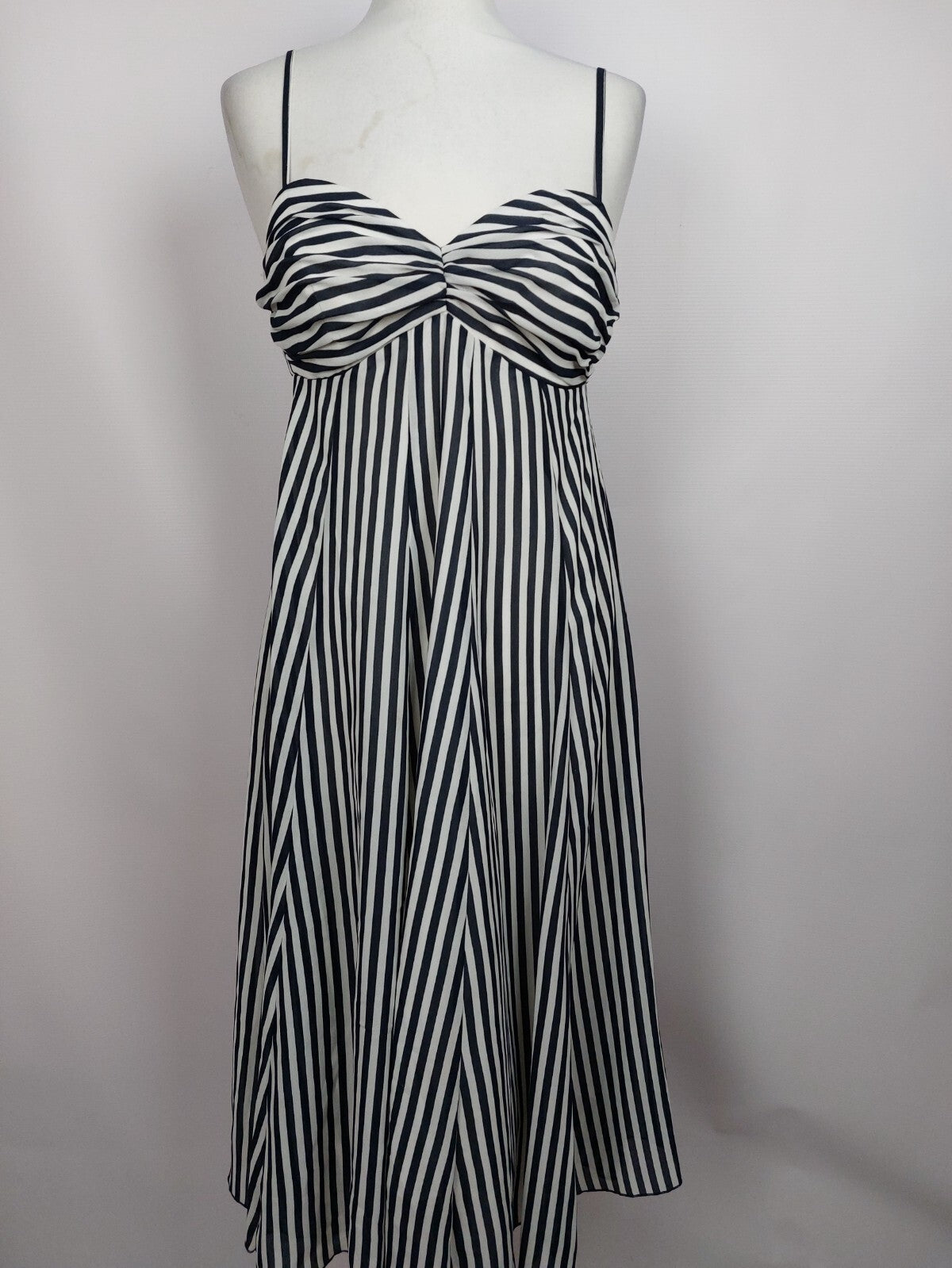 EK4487 Damen Kleid von Apart, Grau/weiß gestreift, Gr. 380
