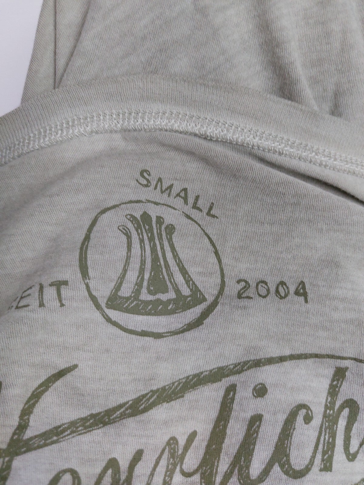 EK3863 Damen Oversize T-Shirt von herrlicher, grünbeige, Gr. S5