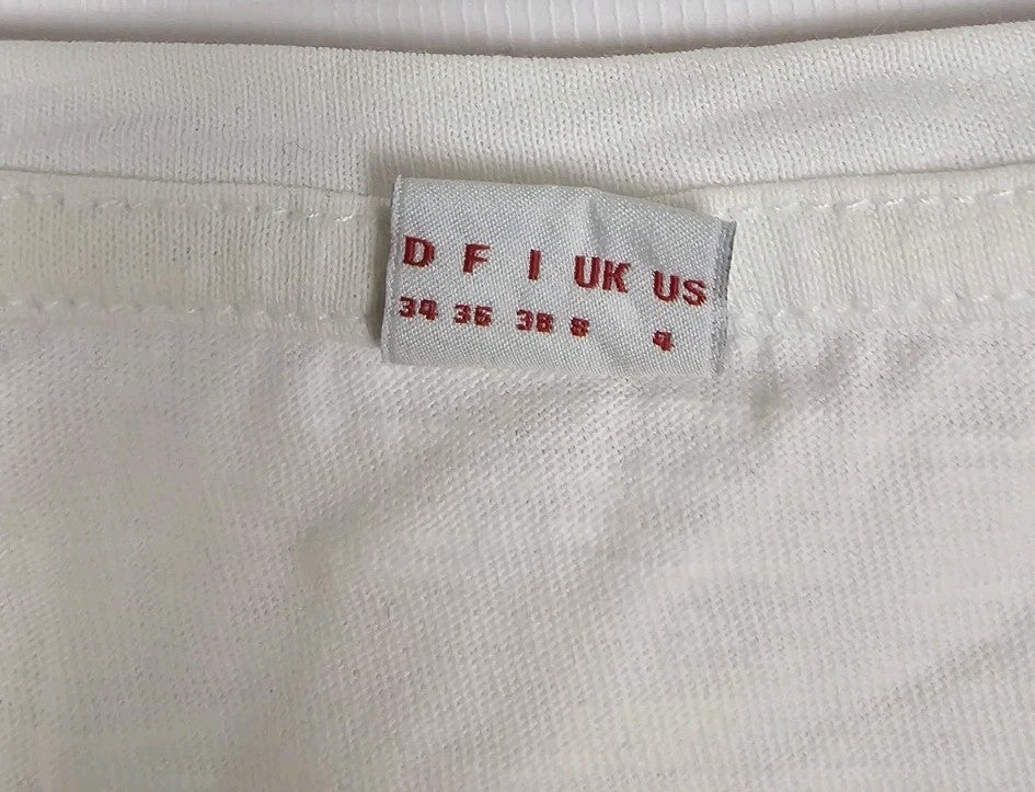 EK10437 Damen T-Shirt Gr.34 Weiß1