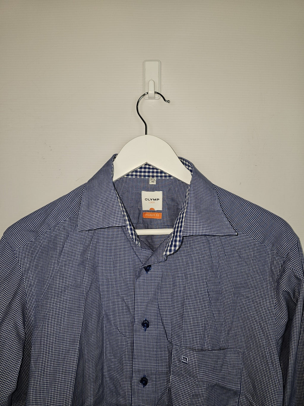 EK7626 Herren Hemd von Olymp, Blau, Gr. 15¾/401