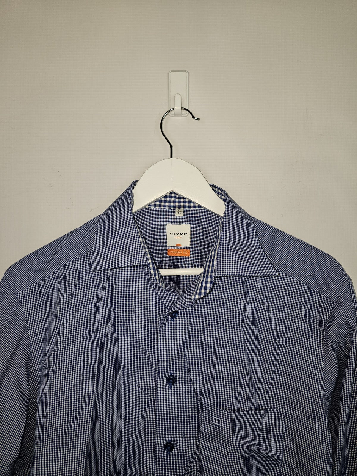 EK7626 Herren Hemd von Olymp, Blau, Gr. 15¾/401