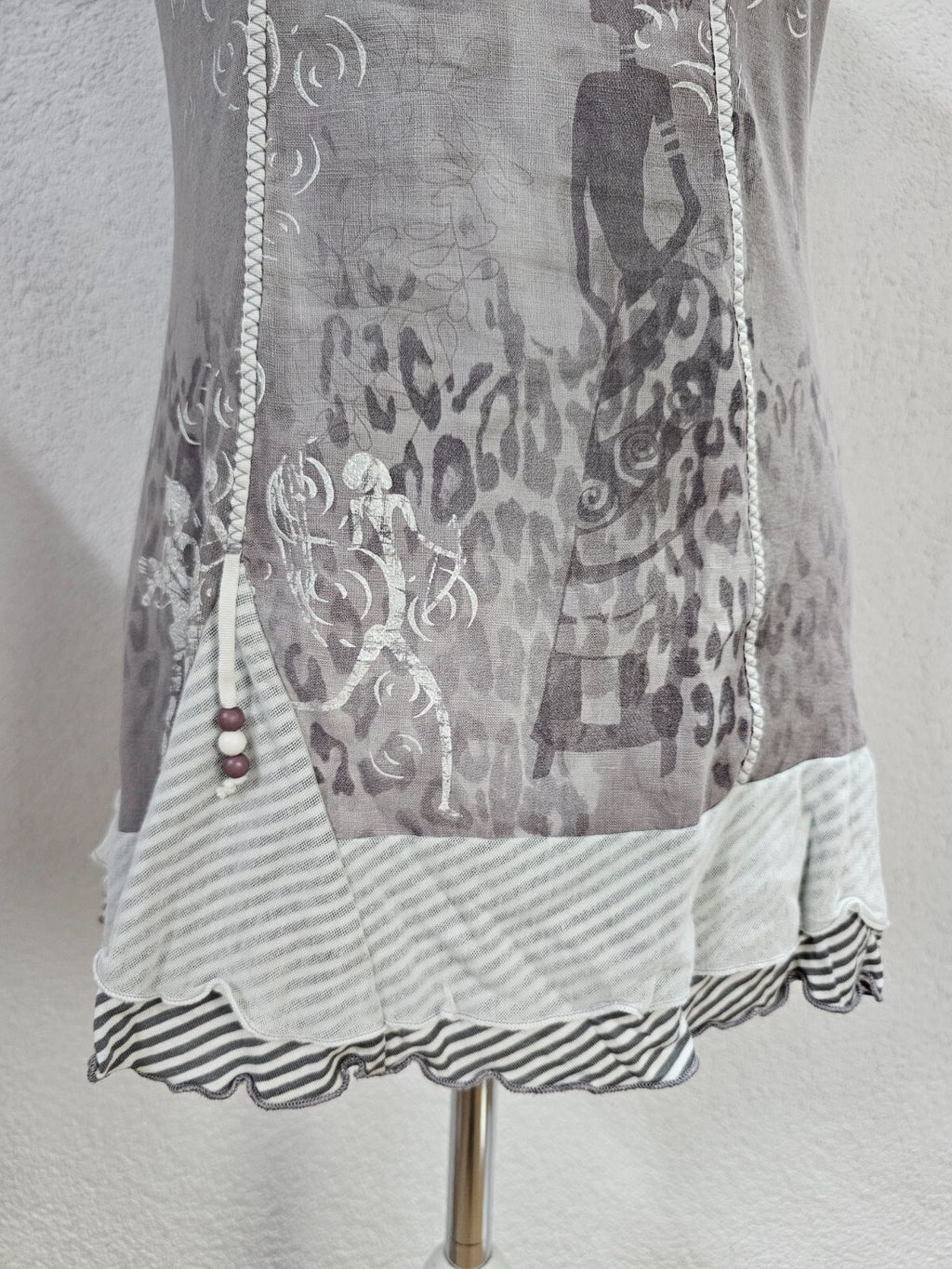 EK6135 Damen Bluse von Kalisson, grau, Gr. S2