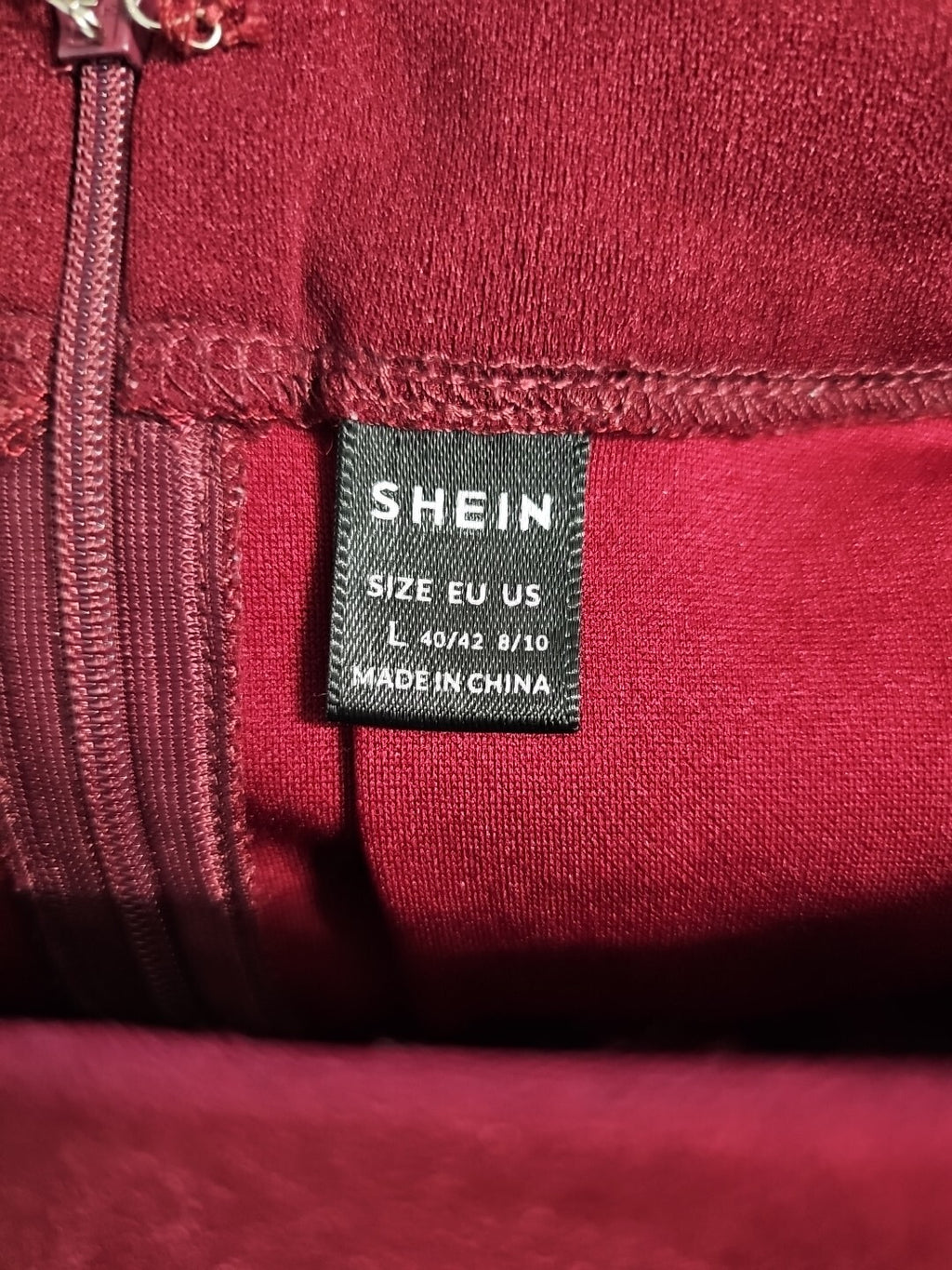 EK6773 Damen Rock von Shein, Rot, Gr.L2