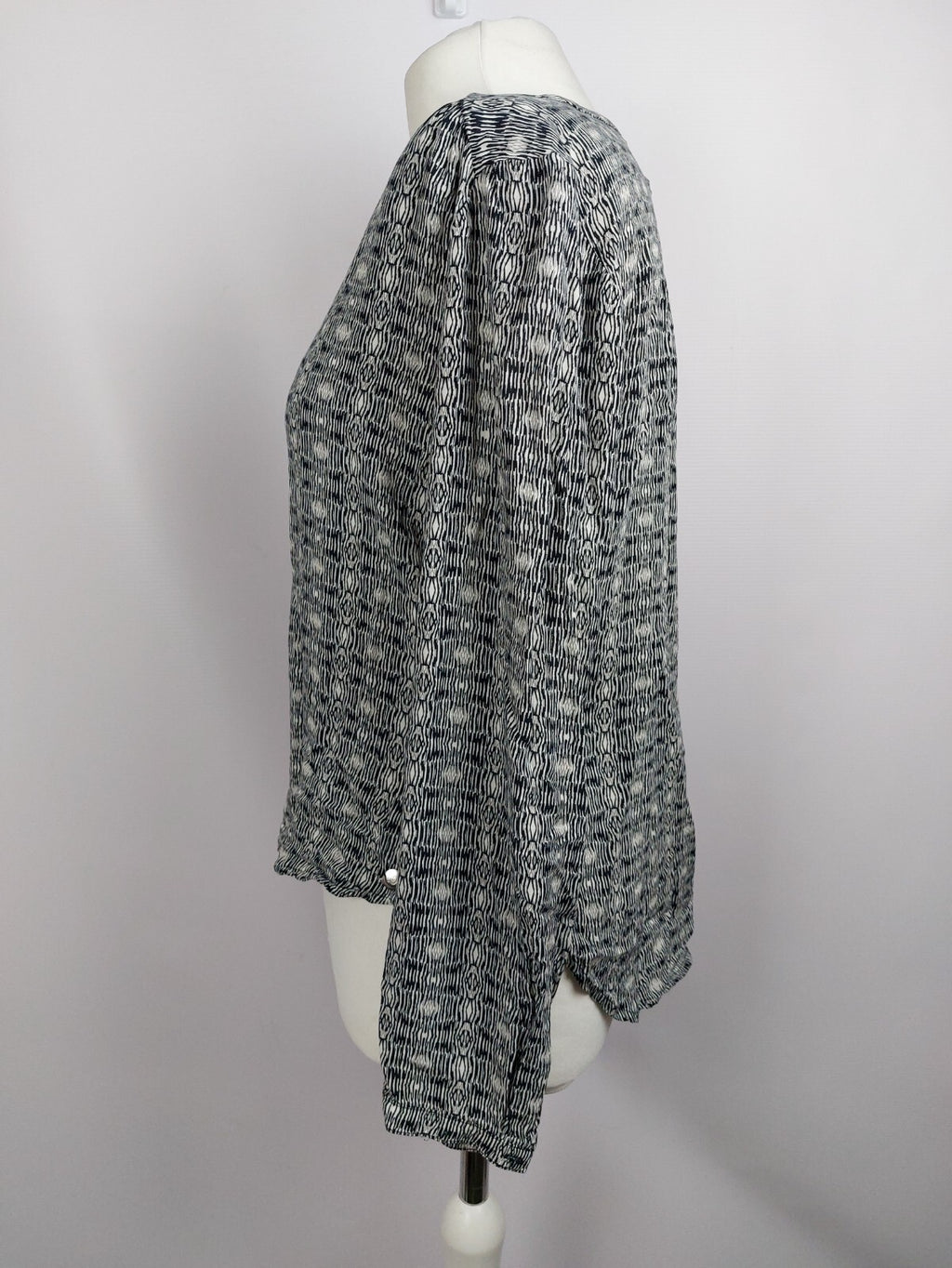 EK4605 Damen Bluse von s.Oliver, schwarz/weiß, Gr. 362