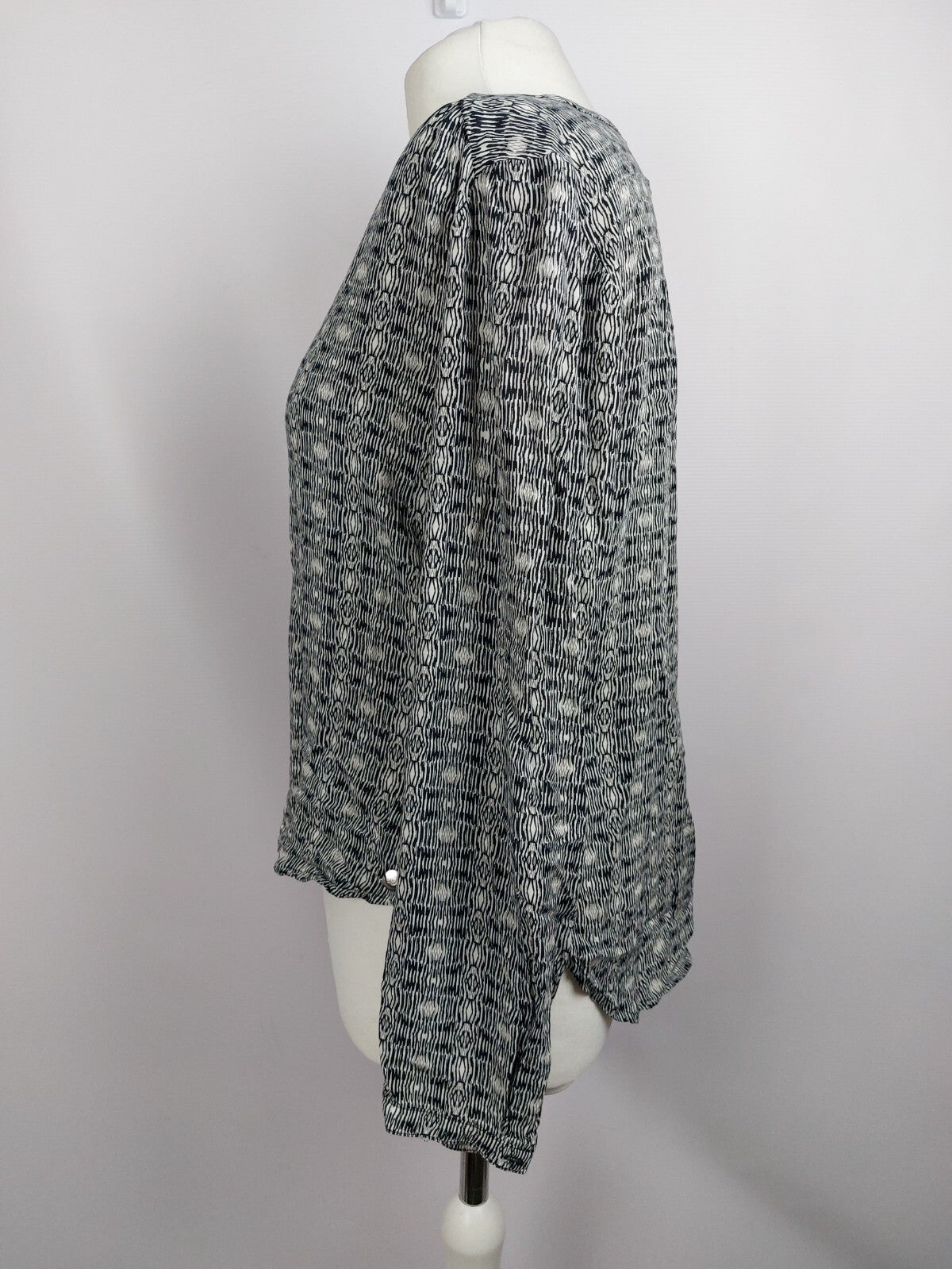 EK4605 Damen Bluse von s.Oliver, schwarz/weiß, Gr. 362