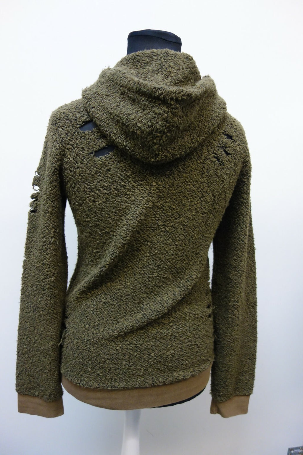 EK0723 Damen Kapuzenpullover von Criminal Damage, grün, M5