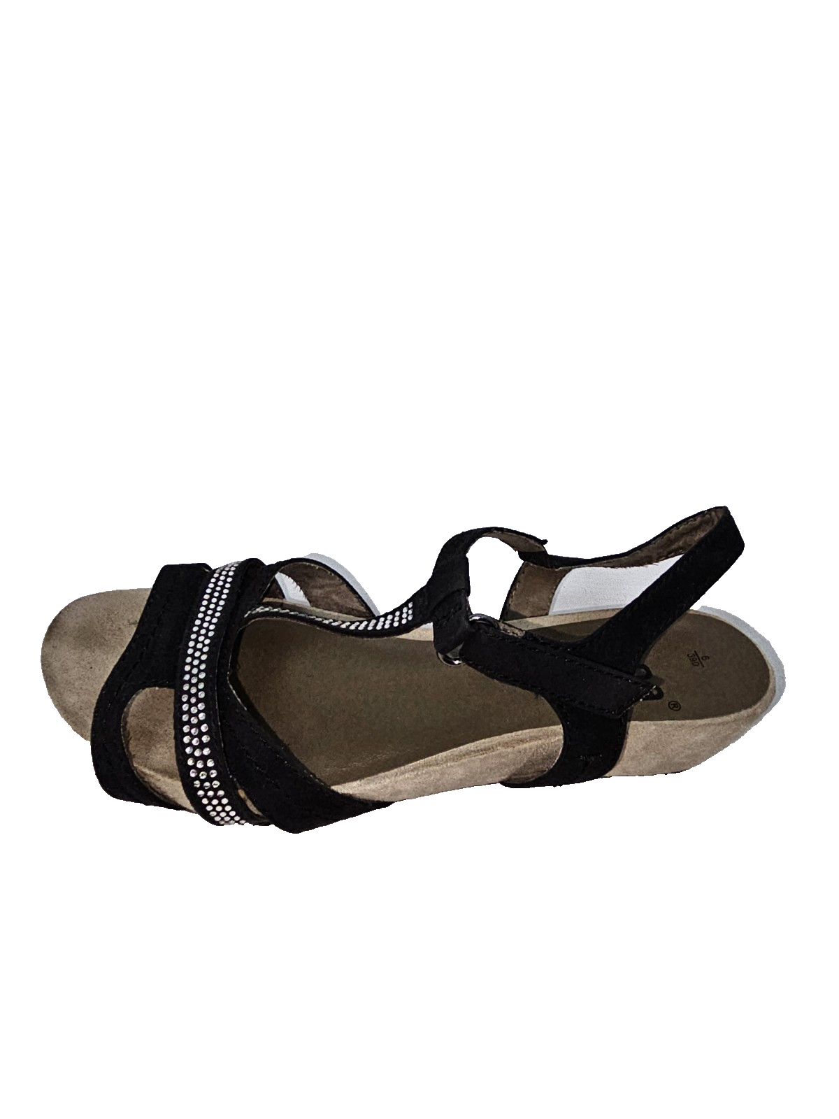 ES0741 Damen Sandale von Jana, schwarz, Gr.392