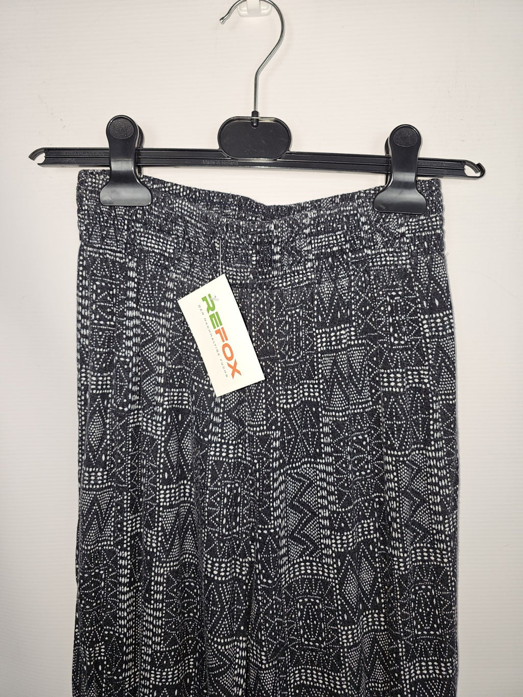 EK8253 Damen Stoff Hose von H&M,  Schwarz/Weiß,  Gr. S1