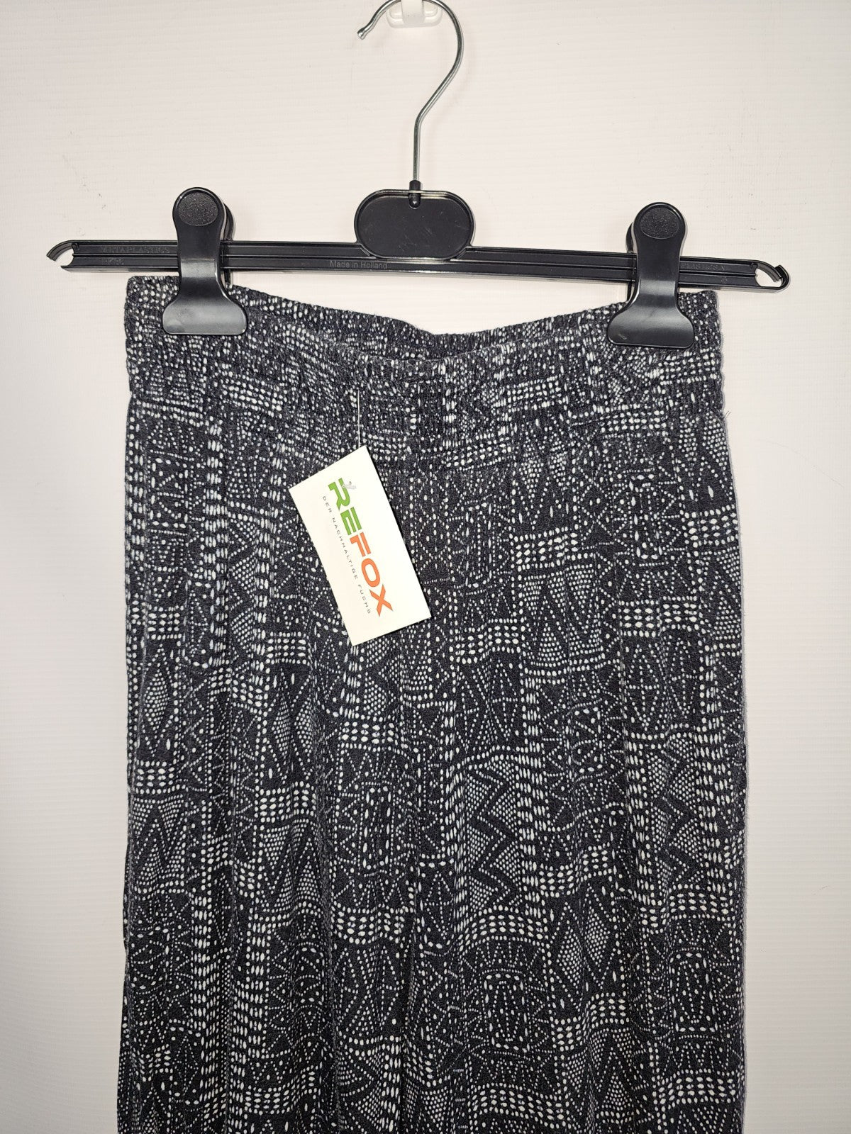 EK8253 Damen Stoff Hose von H&M,  Schwarz/Weiß,  Gr. S1