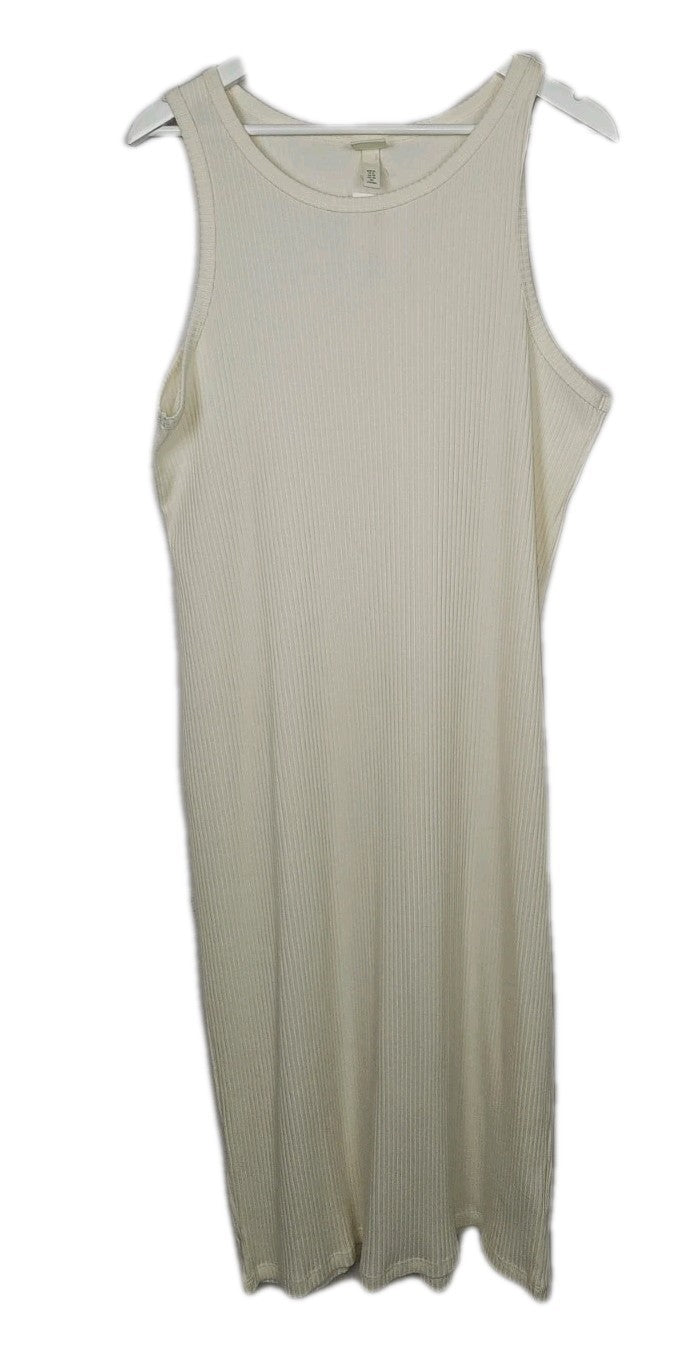 EK1921 Damen Kleid von H&M, Weiß, Gr XL0