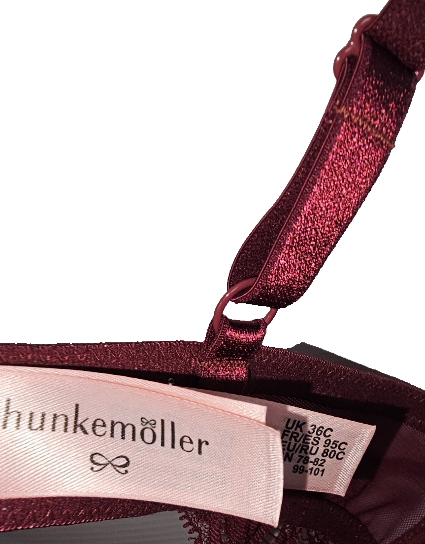 EK7148 Damen Bh von Hunkemöller, Rot, Gr. 80C2