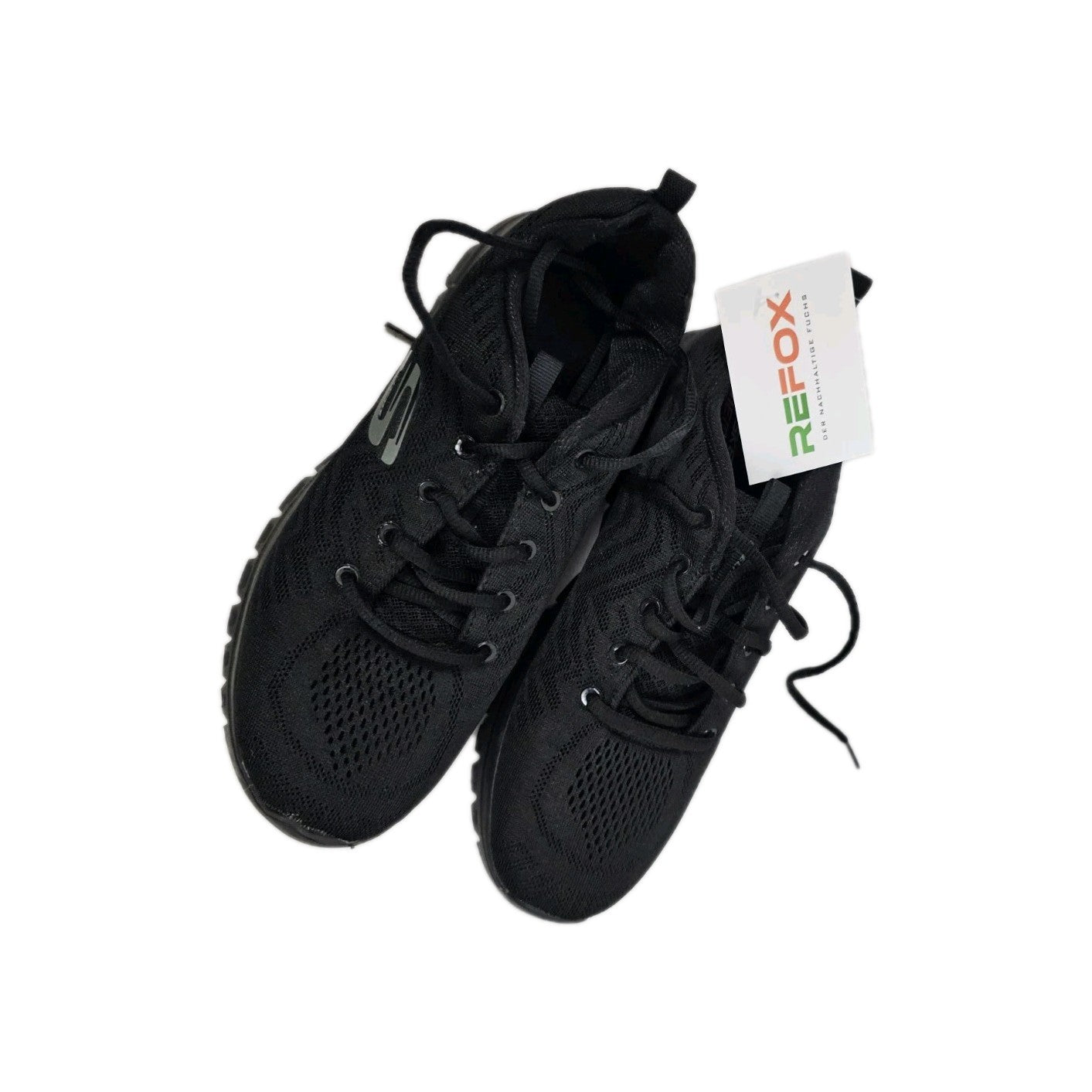 ES917 Damen Schuhe Sketchers Gr.40 Schwarz0