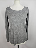 EK5650 Damen Langarmshirt von edc, grau, Gr. L0