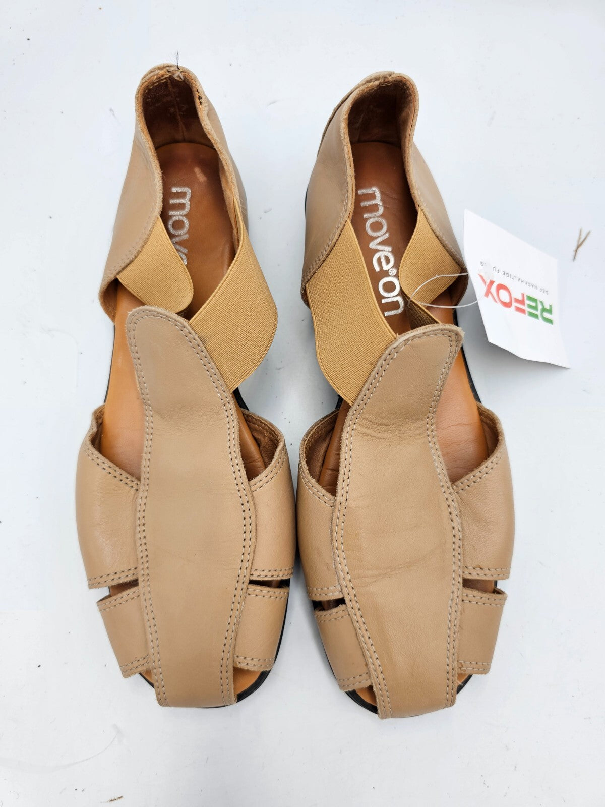 ES0330 Damen Sandale/ Halbschuh von Move on, beige, Gr.37,5 (5)1