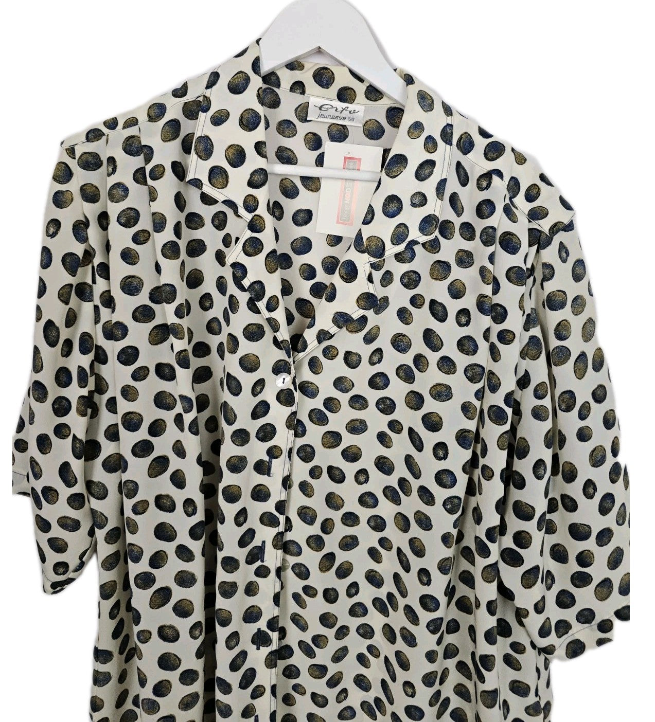 EK9504 Damen Bluse von Erfo, Beige, Gr. 501